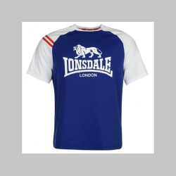 Lonsdale " New PROMO " royal (kráľovská modrá) pánske tričko s tlačeným logom 35%bavlna 65%polyester
